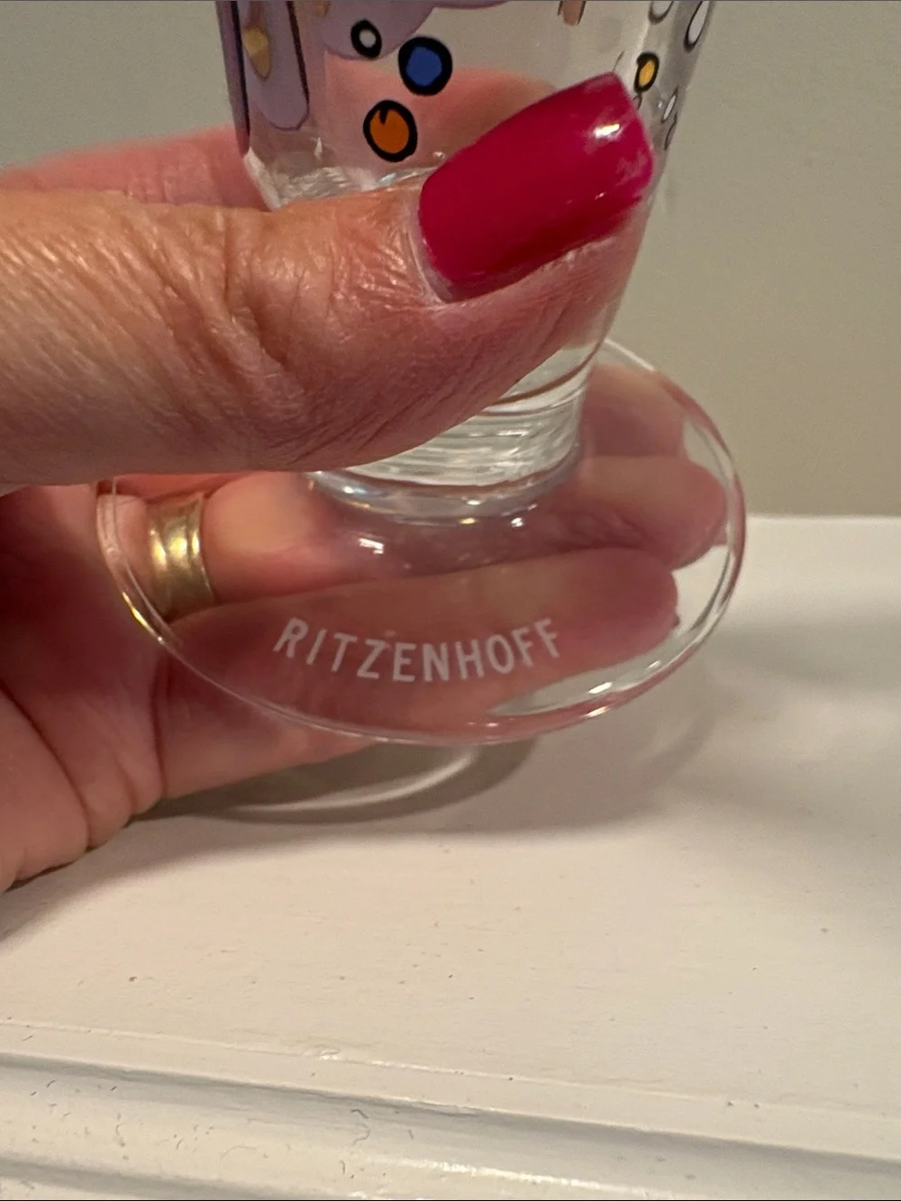 RARE VTG Ritzenhoff German Beer Glass/Pilsner 2001 Tim Davies Design